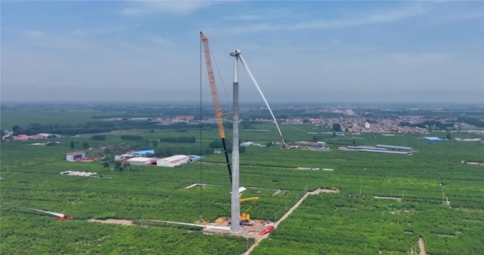 “全球第一吊”再臨燕趙！166米，XCA4000助力華北綠電
